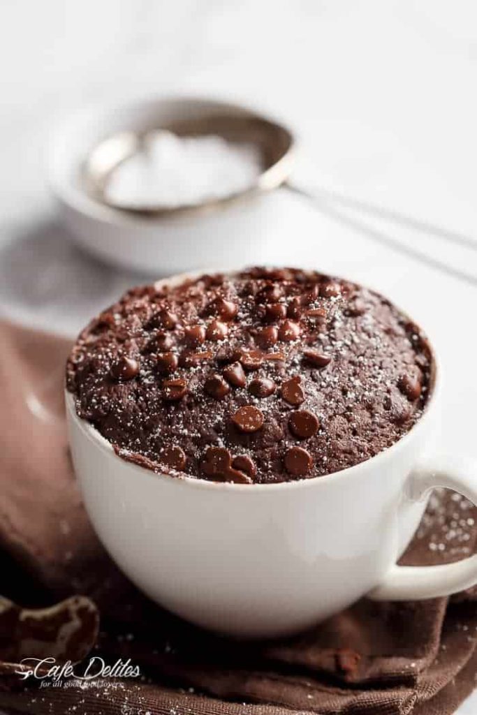 Keto chocolate mug cake