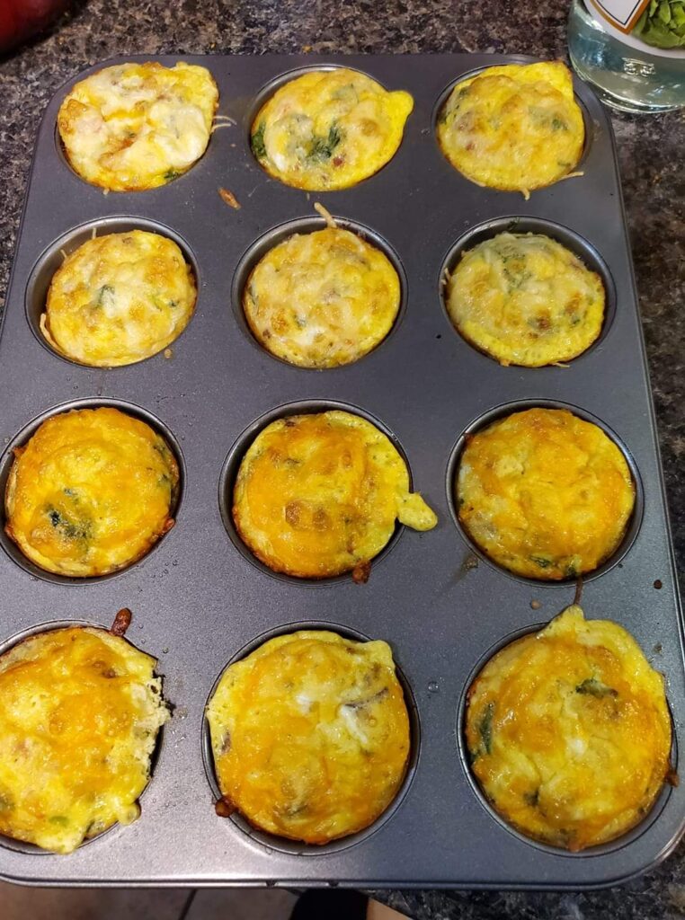 Keto Friendly quiche Muffins