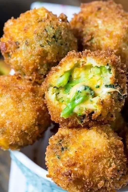Keto Crispy Broccoli Cheese Bite
