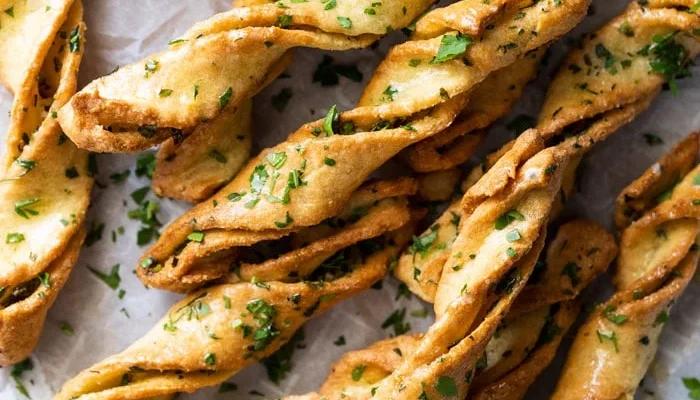 Garlic Keto Breadsticks (Or Twists!)
