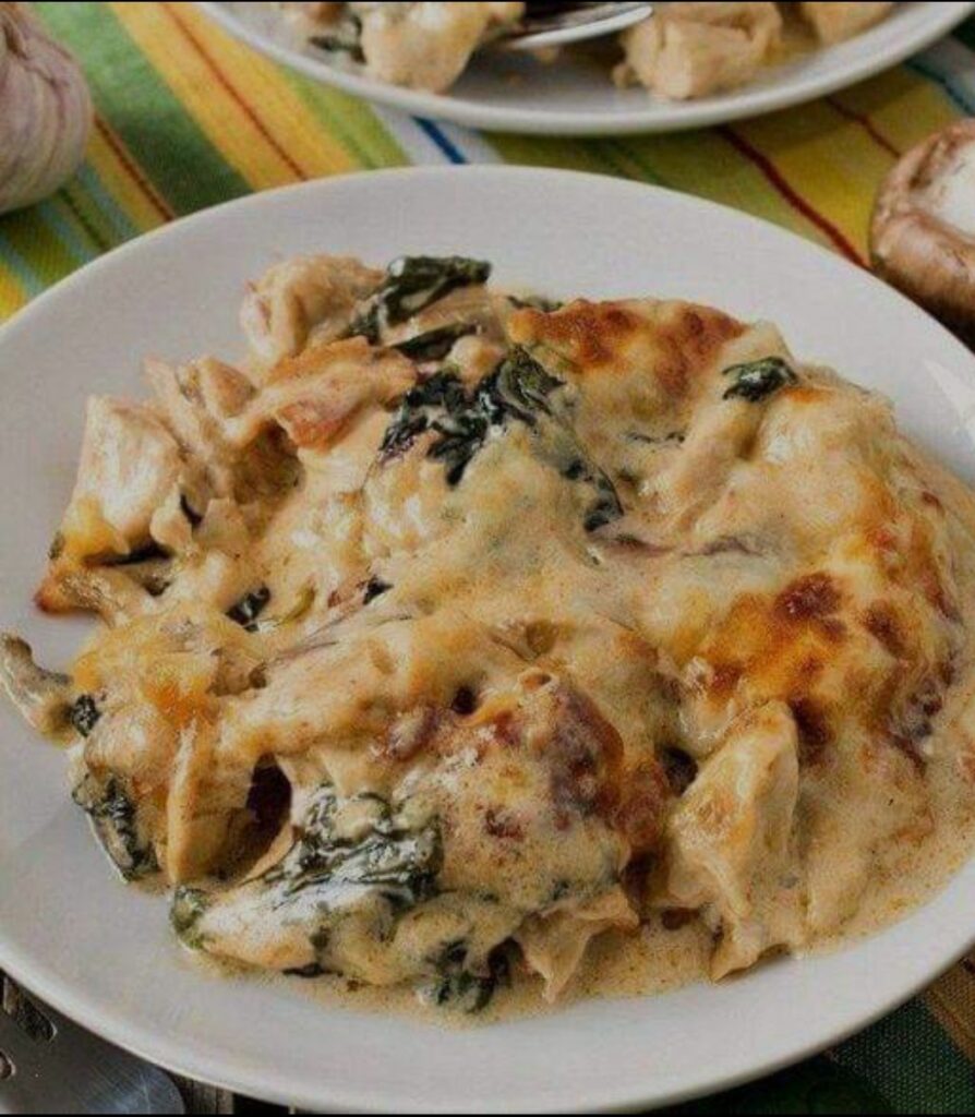 Keto Chicken Cheese Bake