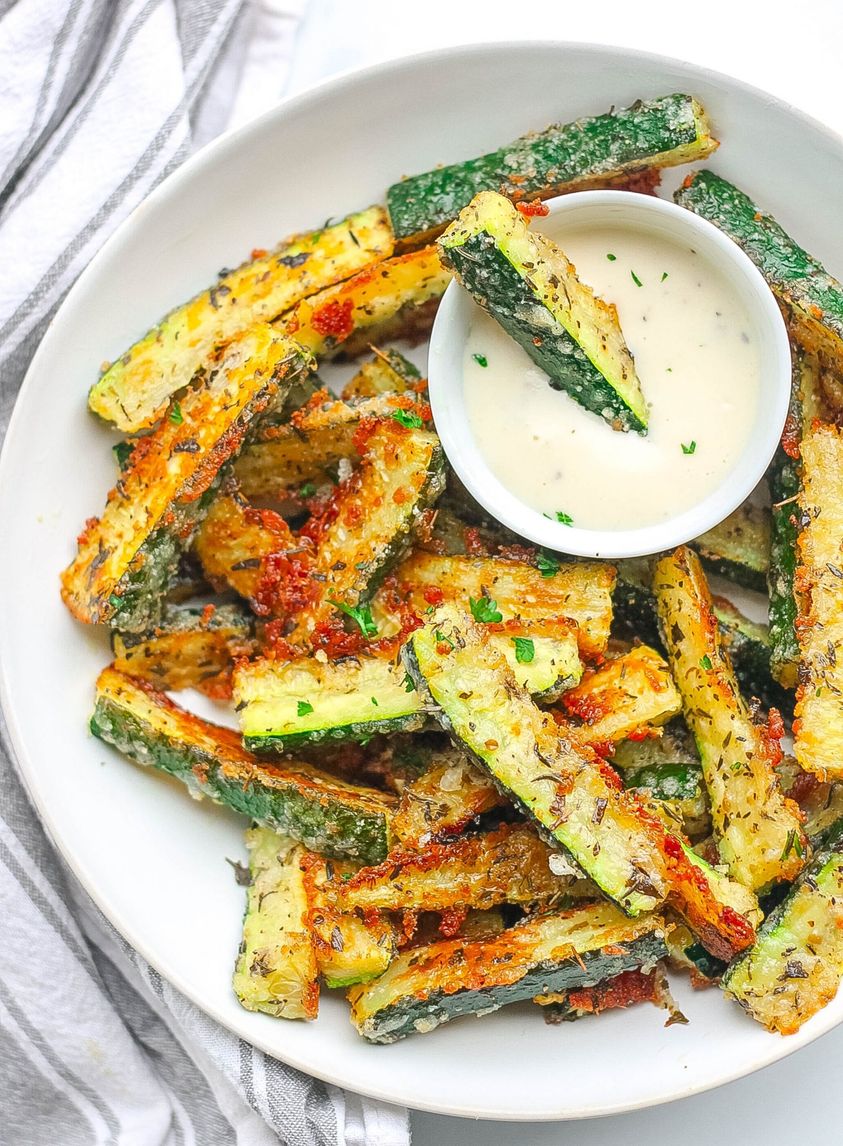 Low-Carb Baked Zucchini Fries
