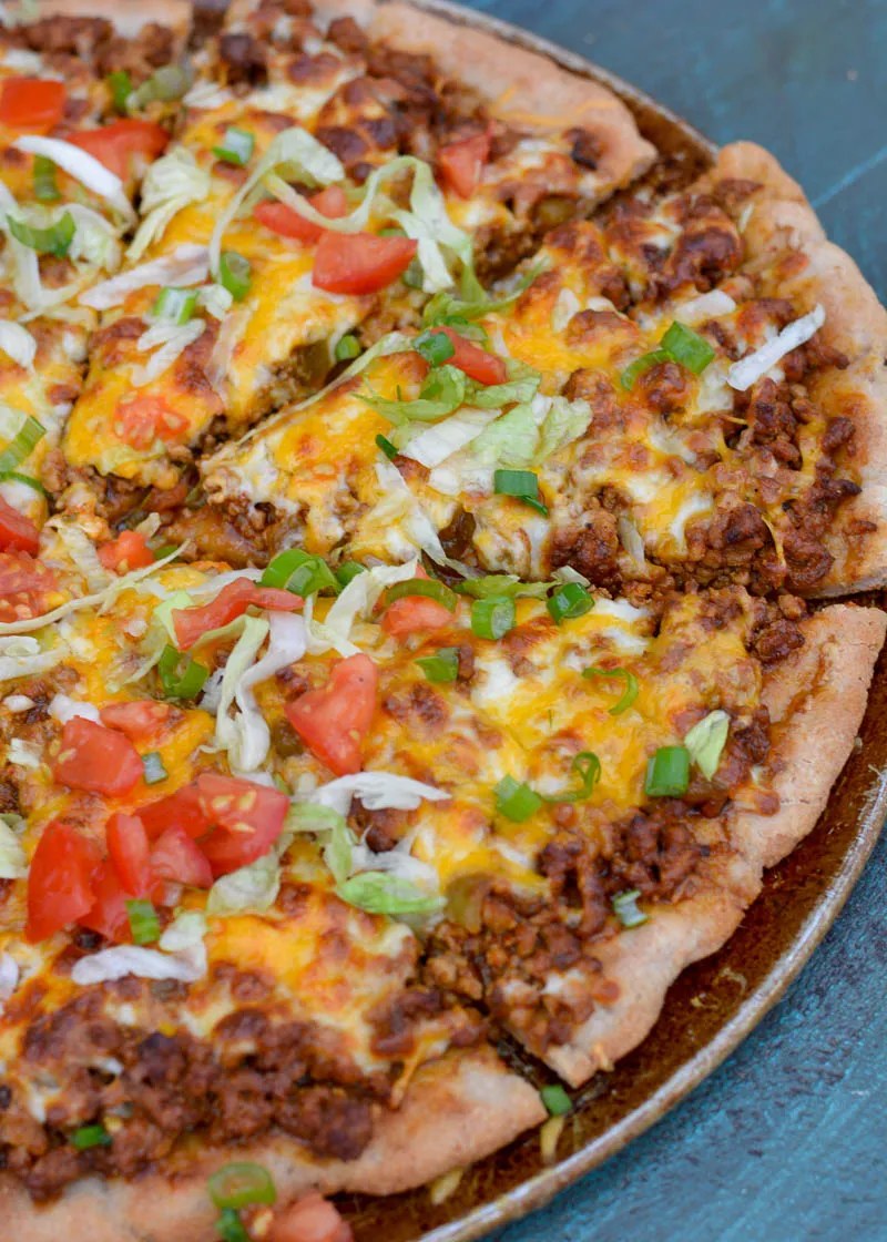 KETO TACO PIZZA!