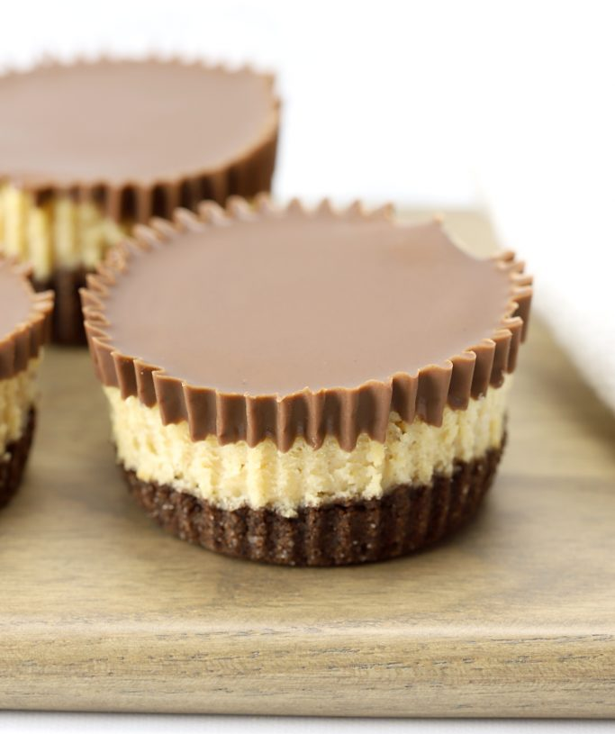 Peanut Butter Cup Cheesecakes