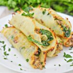 Keto Sausage and Spinach Roll-Ups