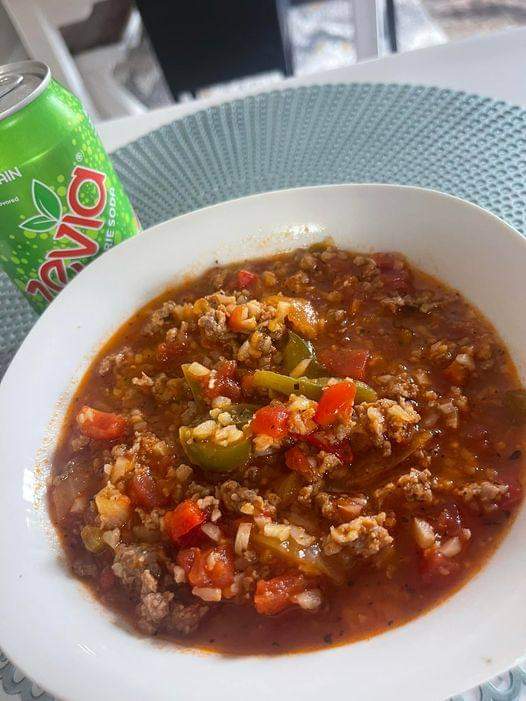 Unstuffed Pepper Soup – y’all this is amazing! 😋