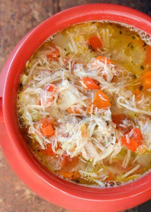 Easy Keto Chicken Soup🥣