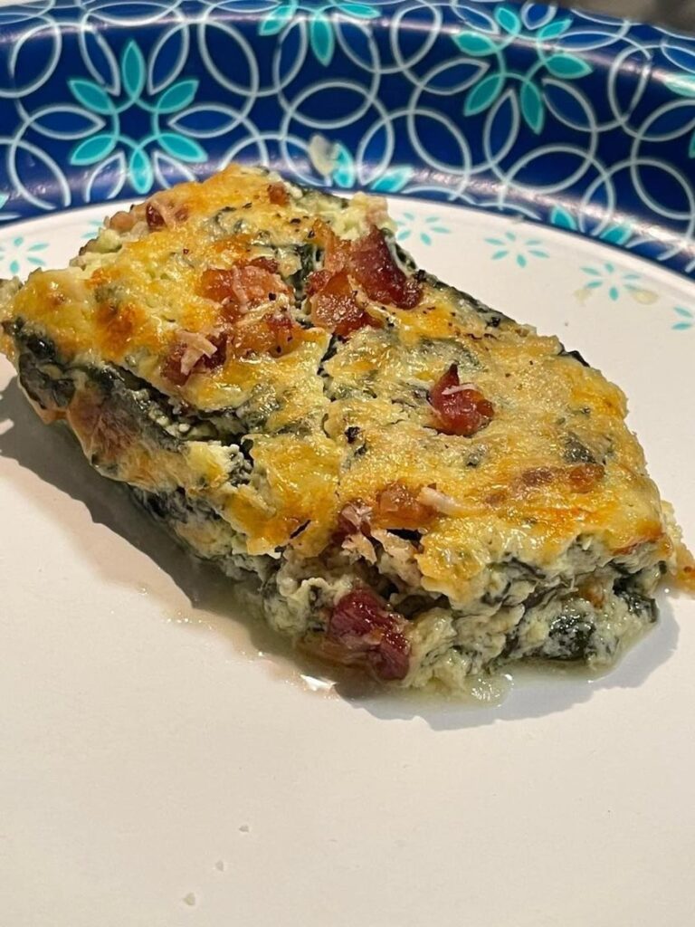 Low Carb Spinach Casserole