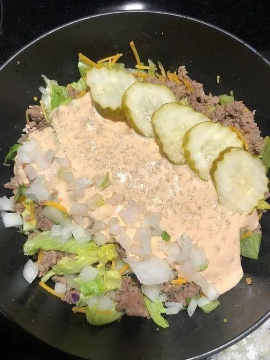 Keto Big Mac Salad