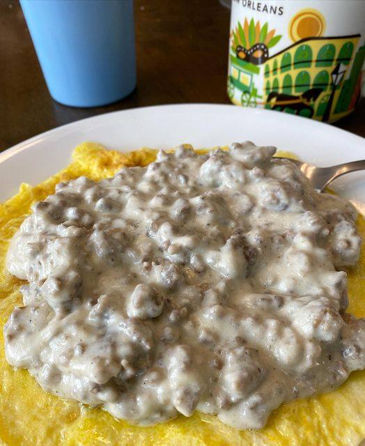 Keto sausage gravy