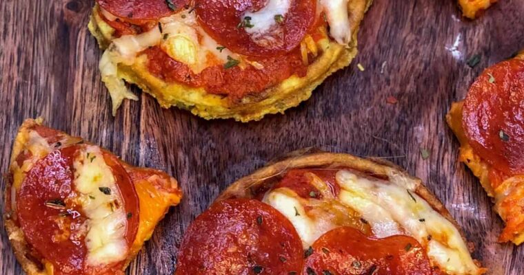 Keto Pizza Chaffle Recipe (takes only minutes to make!)