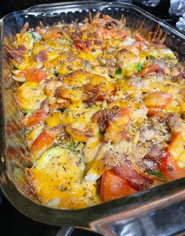 Loaded Zucchini Bake