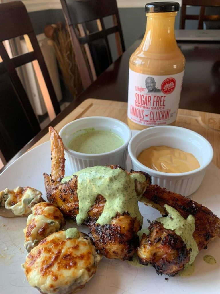 Keto Air fryer chicken wings