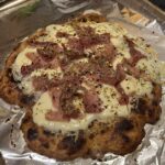 Pizza from Vinny Guadagnino’s book! Prosciutto, mozzarella, and parm