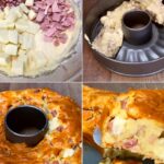Low-Carb Savory Ham and Cheese Cake