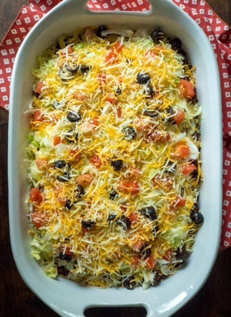 Keto Cheesy Taco Casserole