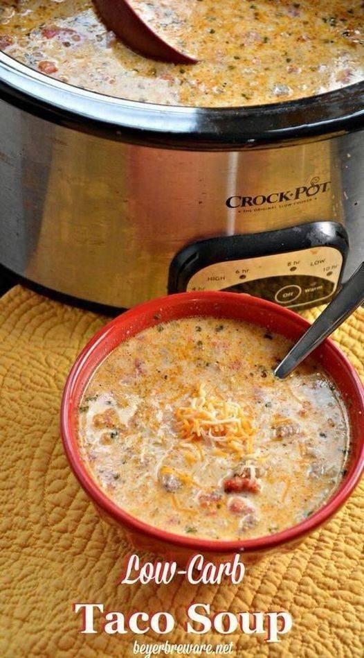 Crock Pot Low-Carb 🌮 Soup