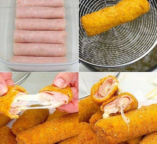 Crispy Ham Rolls