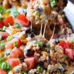 Keto and Low-Carb One-Pot Chicken Burrito Bowls
