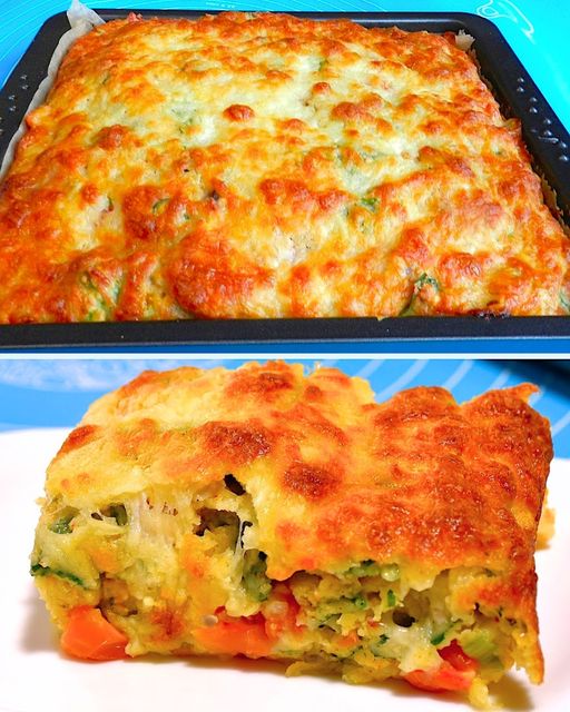 Home Made Vegetable Cheese Pie