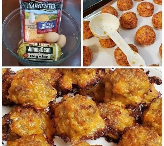 Sausage Egg and Cheese Bites (low carb + KETO)