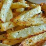 Air Fryer Garlic Parmesan Keto Fries Recipe