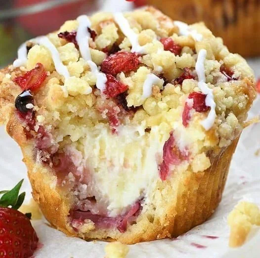 Strawberry And Cottage Cheese Muffins – 1 Point
