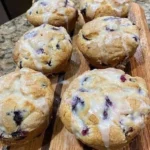 Home Made Lemon Blueberry Muffins