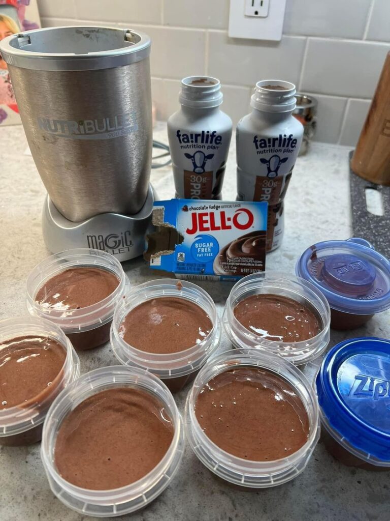 Homemade Chocolate Protein Pudding