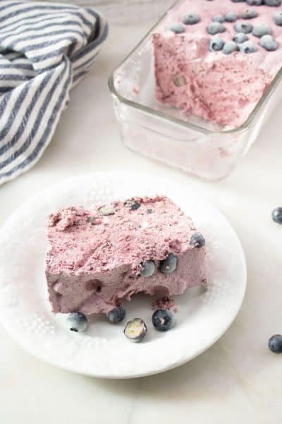 Blueberry Frozen Fluffy Dessert