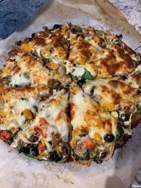 Home Made Cauliflower Pizza Crust