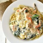 Shrimp Pasta with Homemade Cream Sauce