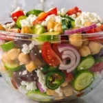 Loaded Greek Chickpea Salad