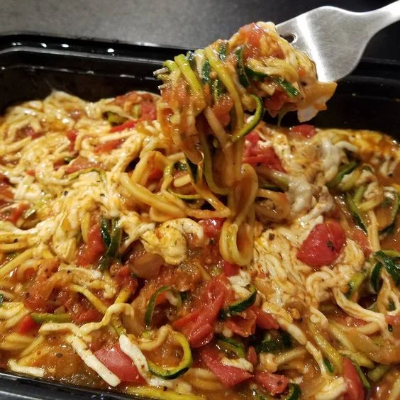 Zucchini Spaghetti Recipe is Zero points on the Weight Watchers