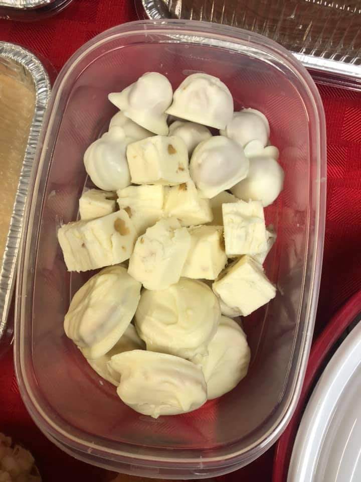 keto Peanut Butter Balls with white chocolate