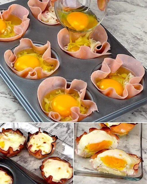 1 Point Weight Watchers Ham and Egg Breakfast Cups