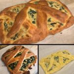 Keto low carb Spinach Calzone