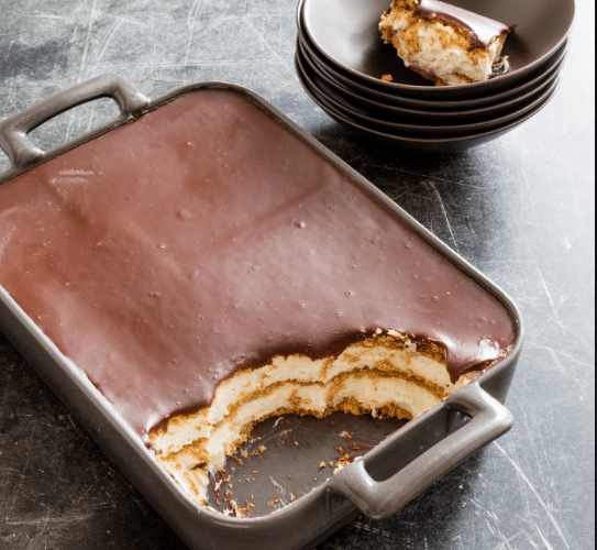 The best Keto Chocolate No Bake Eclair