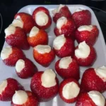 Cheesecake Stuffed Strawberries