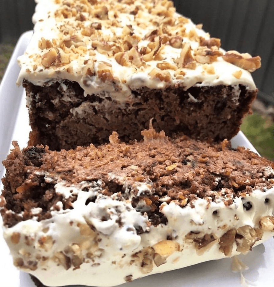 keto carrot cake with cream cheese frosting