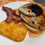 Keto Blueberry Pancakes with almond flour
