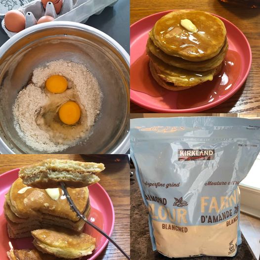 Keto pancakes with 4 ingredients