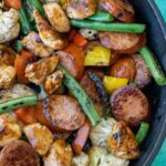 BBQ Chicken and Smoked Sausage Skillet