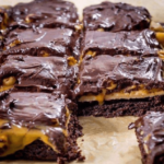 The best Keto Snickers Brownies