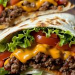 Keto Grilled Cheeseburger Wraps