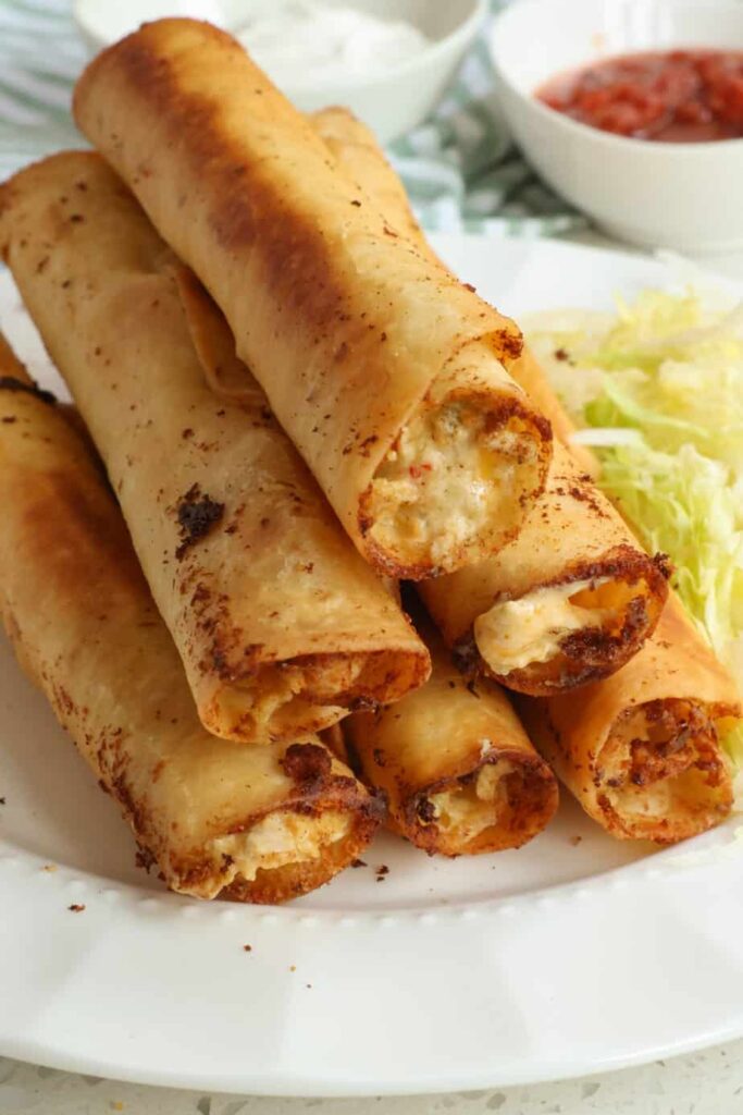 HOMEMADE CHICKEN TAQUITOS