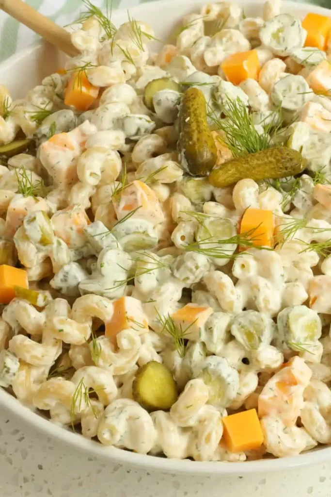 KETO DILL PICKLE PASTA SALAD