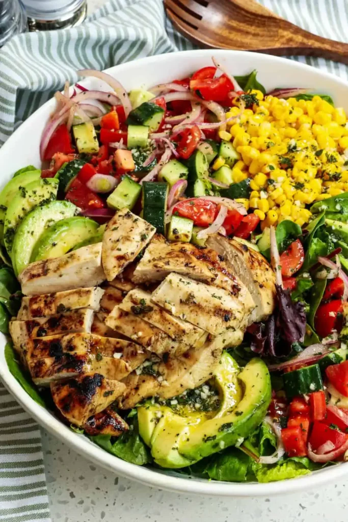 KETO GRILLED CHICKEN SALAD