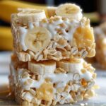 Keto Banana Pudding Rice Krispie Treats