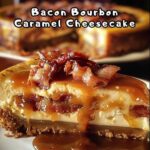 Keto Bacon Bourbon Caramel Cheesecake
